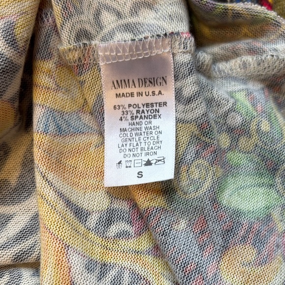 Anna Multicolor Long-Sleeve Patchwork Tunic - Picture 3 of 6